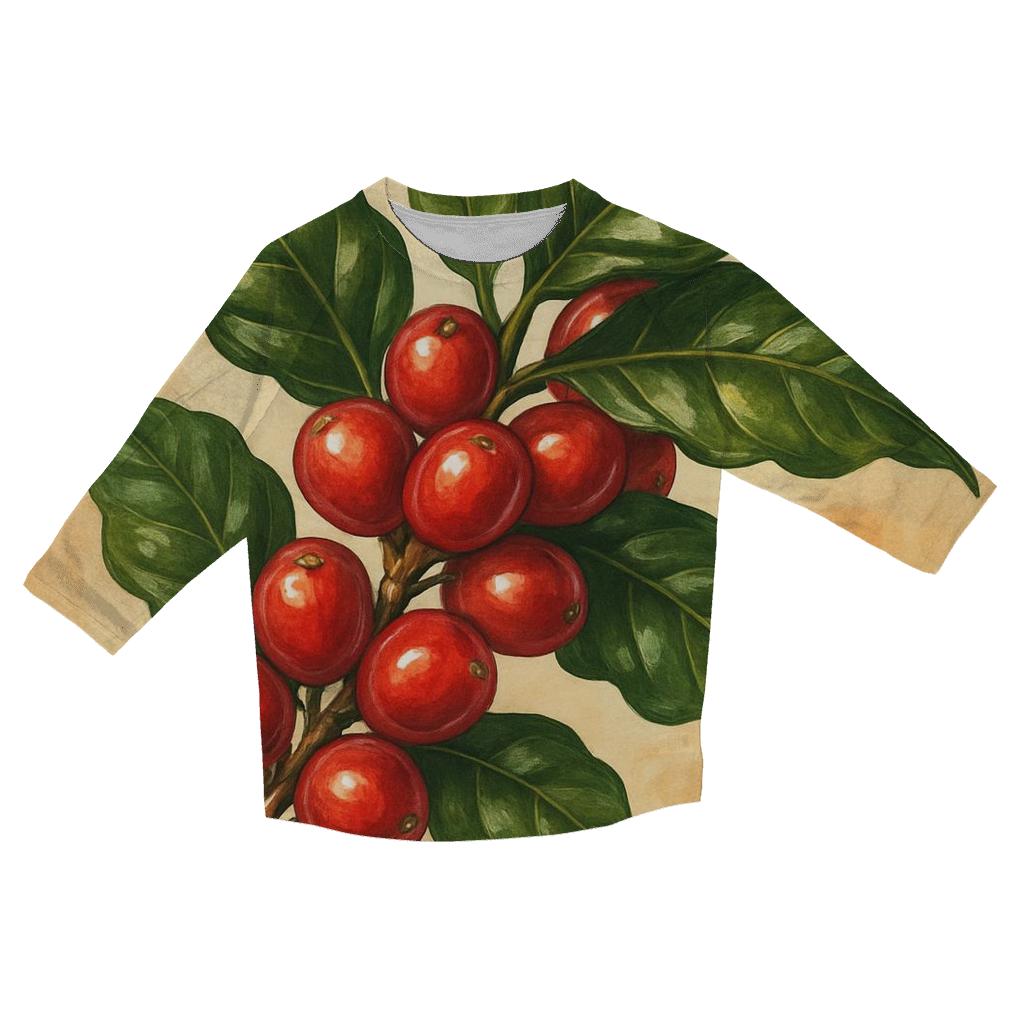 Cherry Branch Glint cotton quarter sleeve shirts