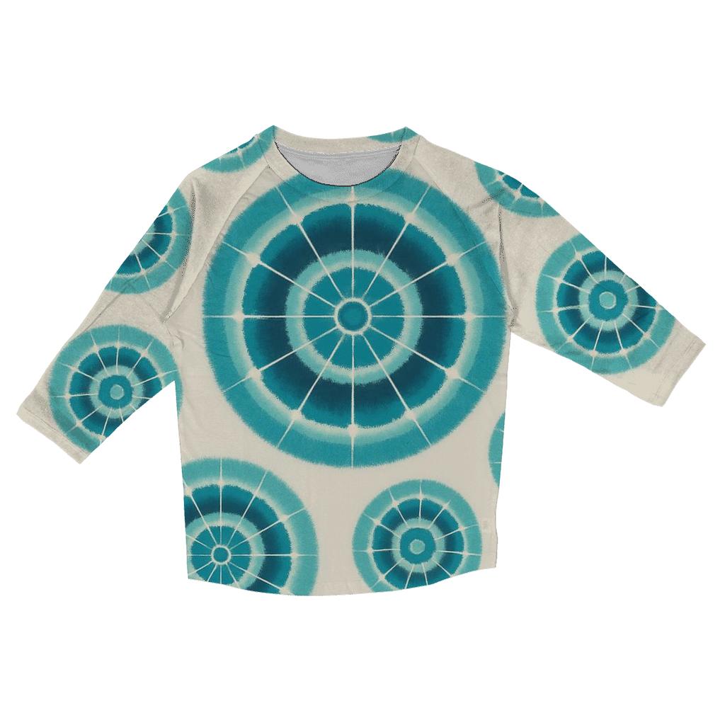 Kumo Rosette Star Cluster printed three quarter sleeve shirts