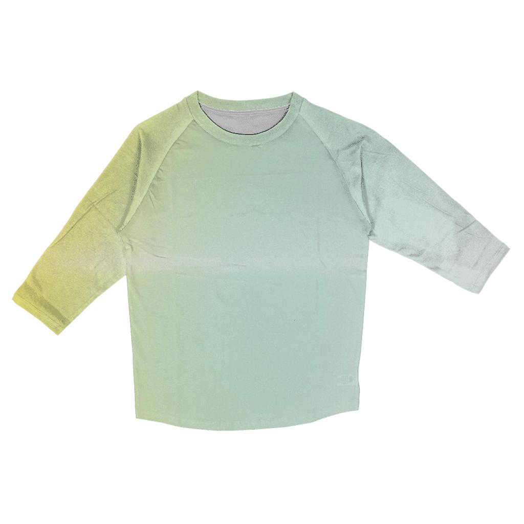Citrus Ice Sheen Gradient designer 3/4 sleeve blouses