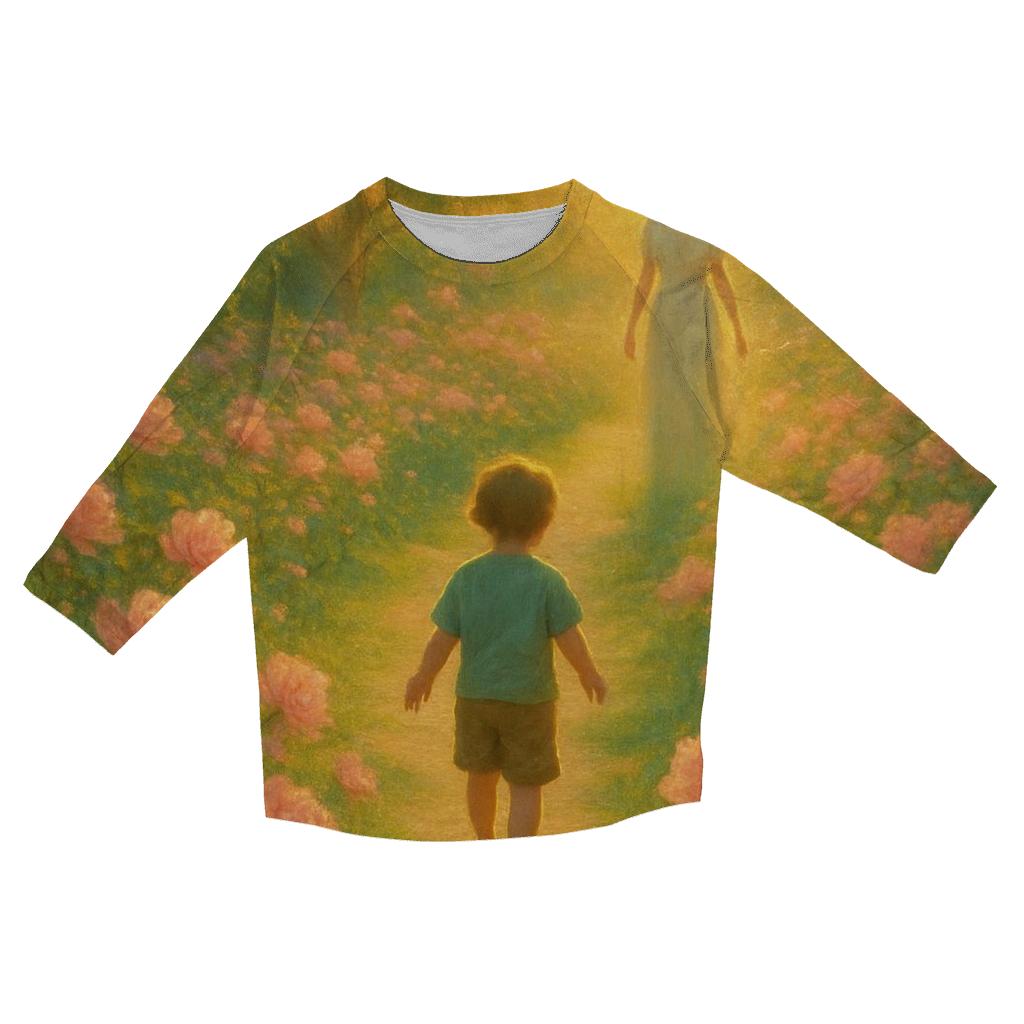 A Garden That Learns Your Footsteps fashion 3/4 sleeve shirts
