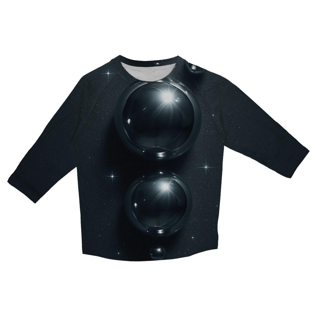 Chrome Orb Cascade cotton quarter sleeve shirts