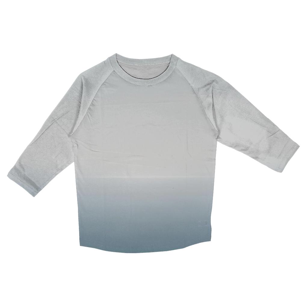 Arctic Mist Horizon Gradient fashion 3/4 sleeve shirts