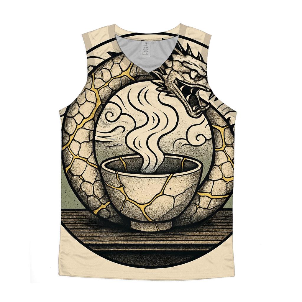 Kintsugi Serpent Of Second Chances custom tank tops