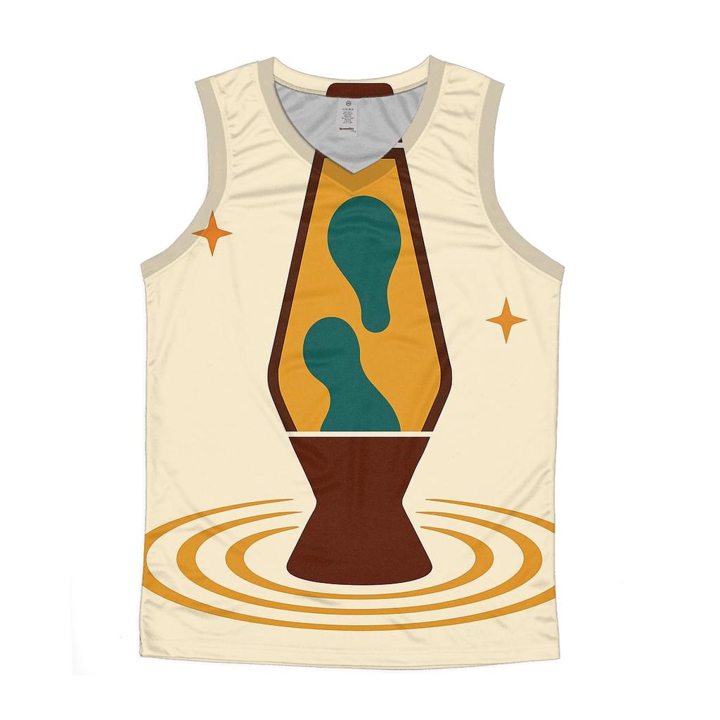 Groovy Lava Lamp Silhouette stylish racerback tanks
