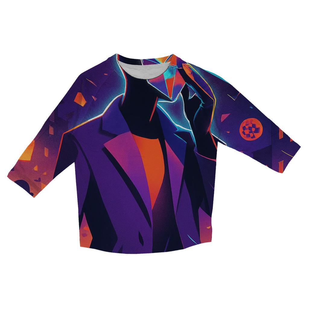 Prism Mask Parade designer 3/4 sleeve blouses