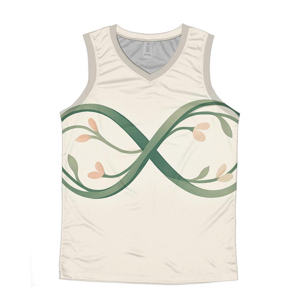 Infinite Loop Garden trendy fitted tank tops
