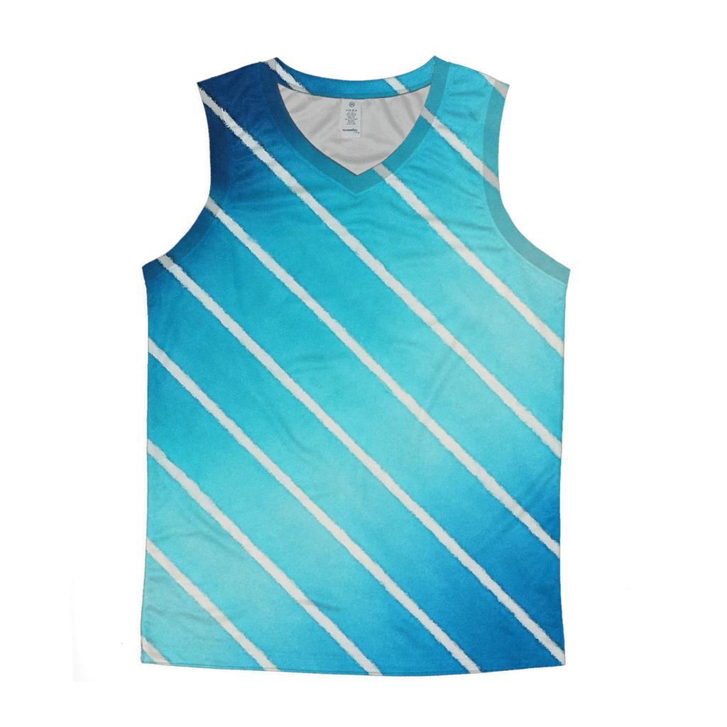 Arashi Comet Tail Diagonals personalized athletic tanks