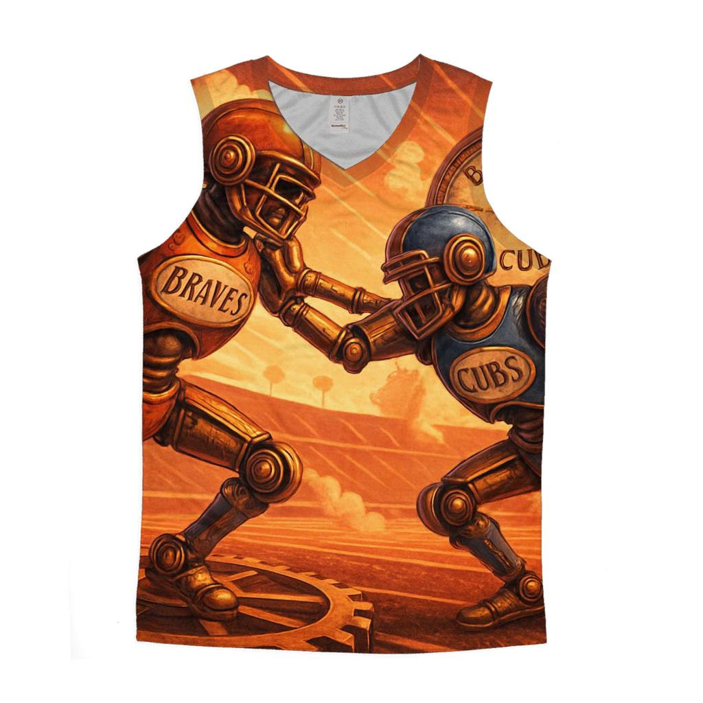 Rivalry Clockwork Field At Dawn graphic print tank tops