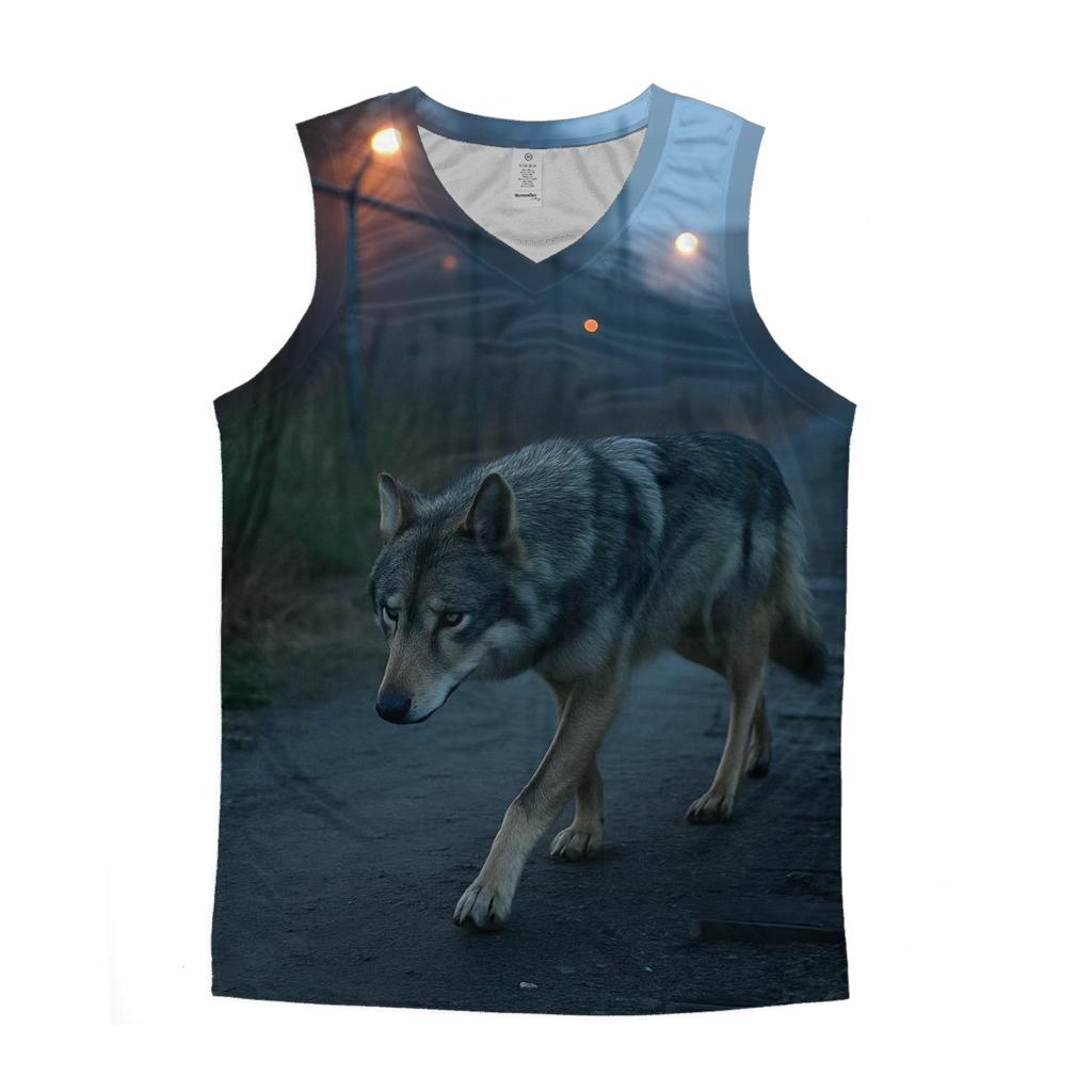 Urban Edge Corridor At Dawn casual summer tank tops