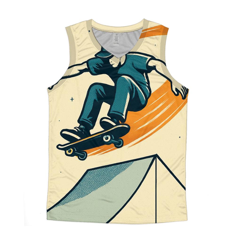 Meteor Trail Skateboarding trendy fitted tank tops