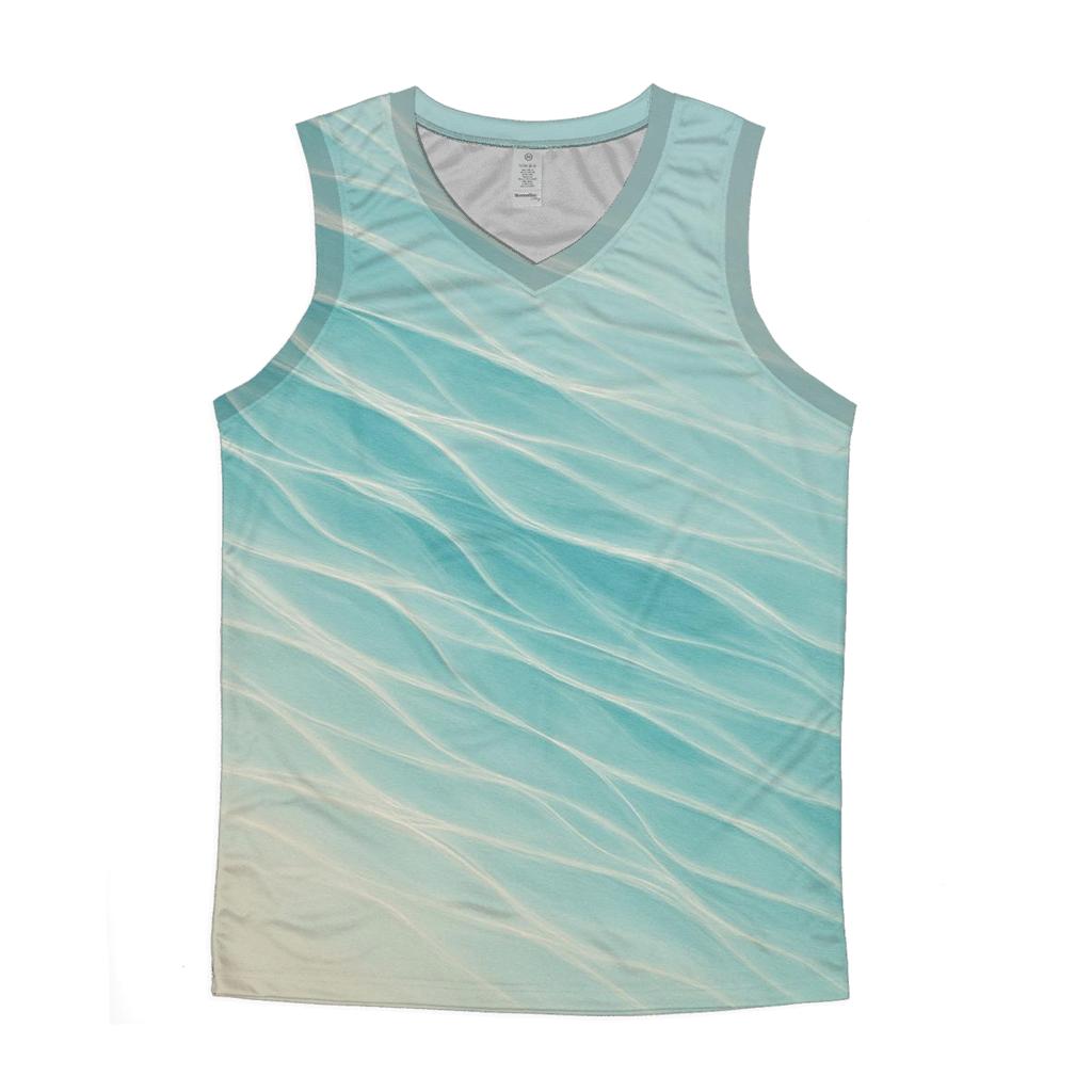 Water Thread Meditation graphic print tank tops