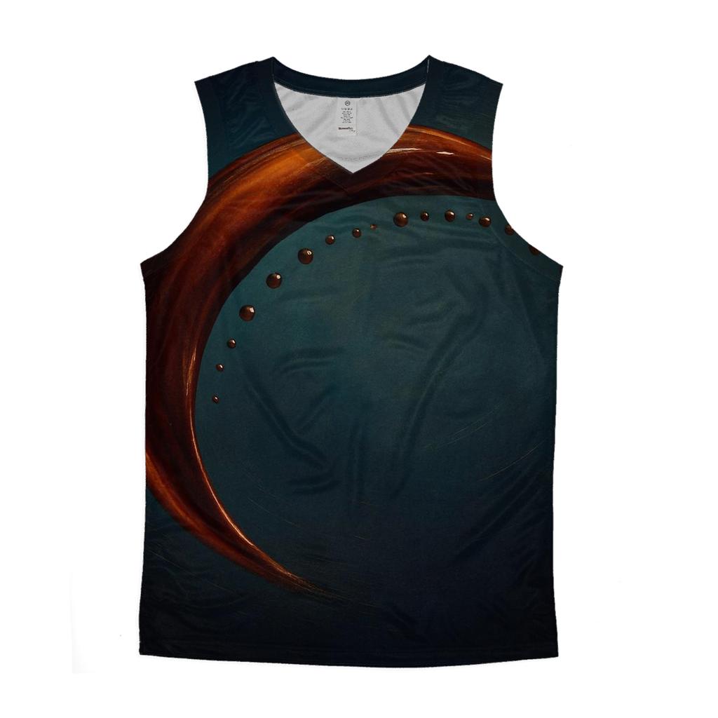 Espresso Arc Splash stylish racerback tanks