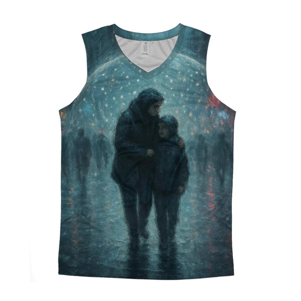 The Umbrella Made Of Calm cotton sleeveless tops