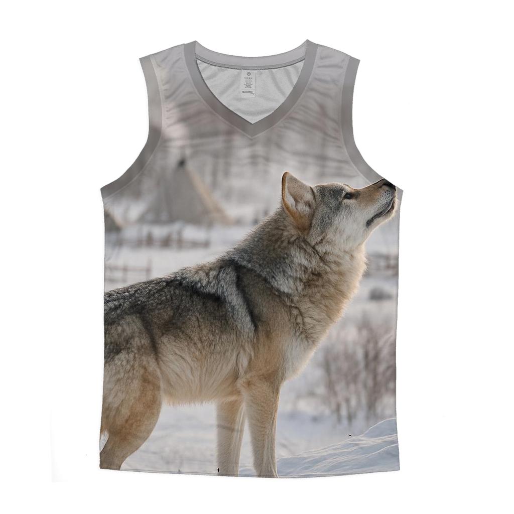 Cultural Landscape Crossing Near Reindeer Herding Camp custom tank tops