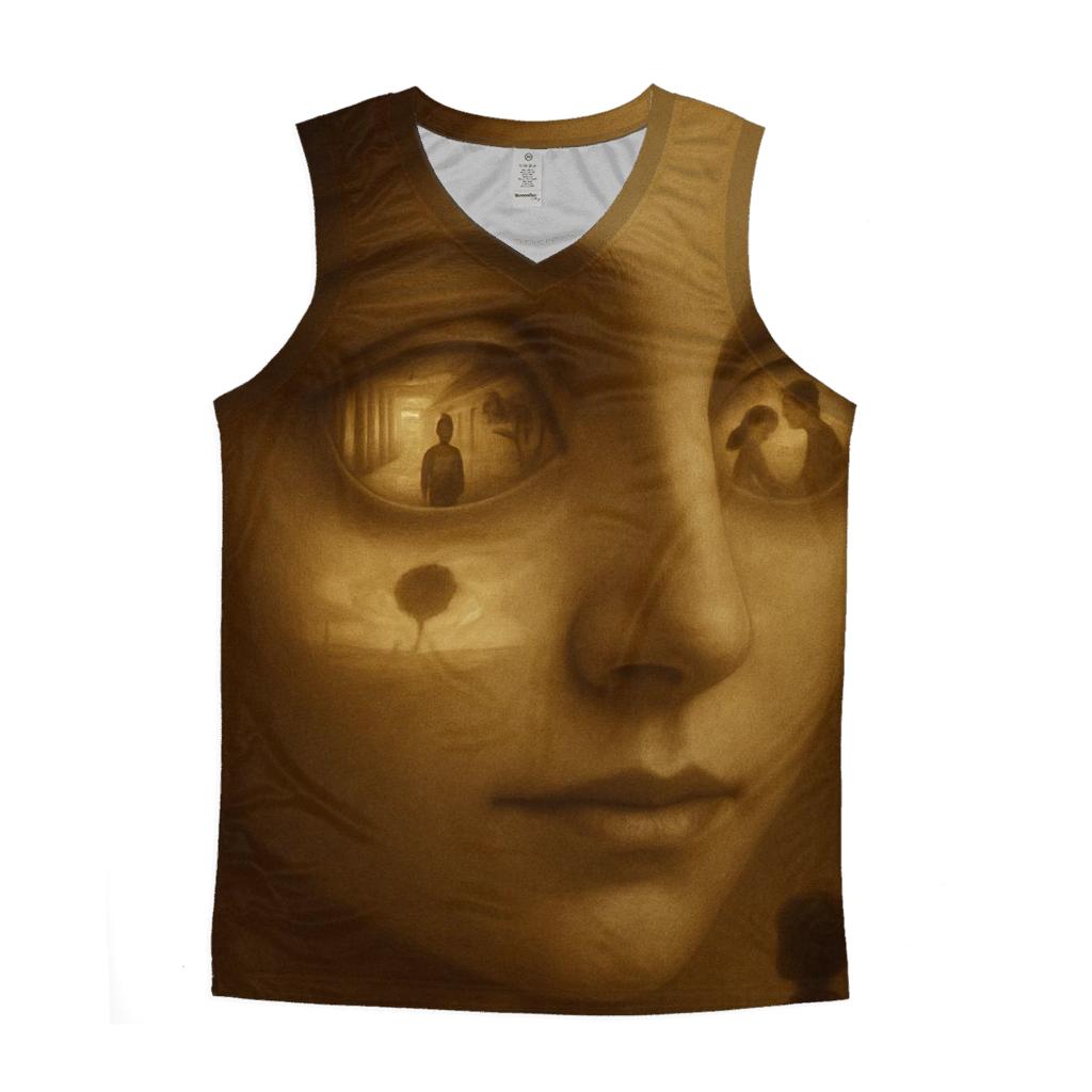 A Map Drawn From Her Eyes designer workout tanks