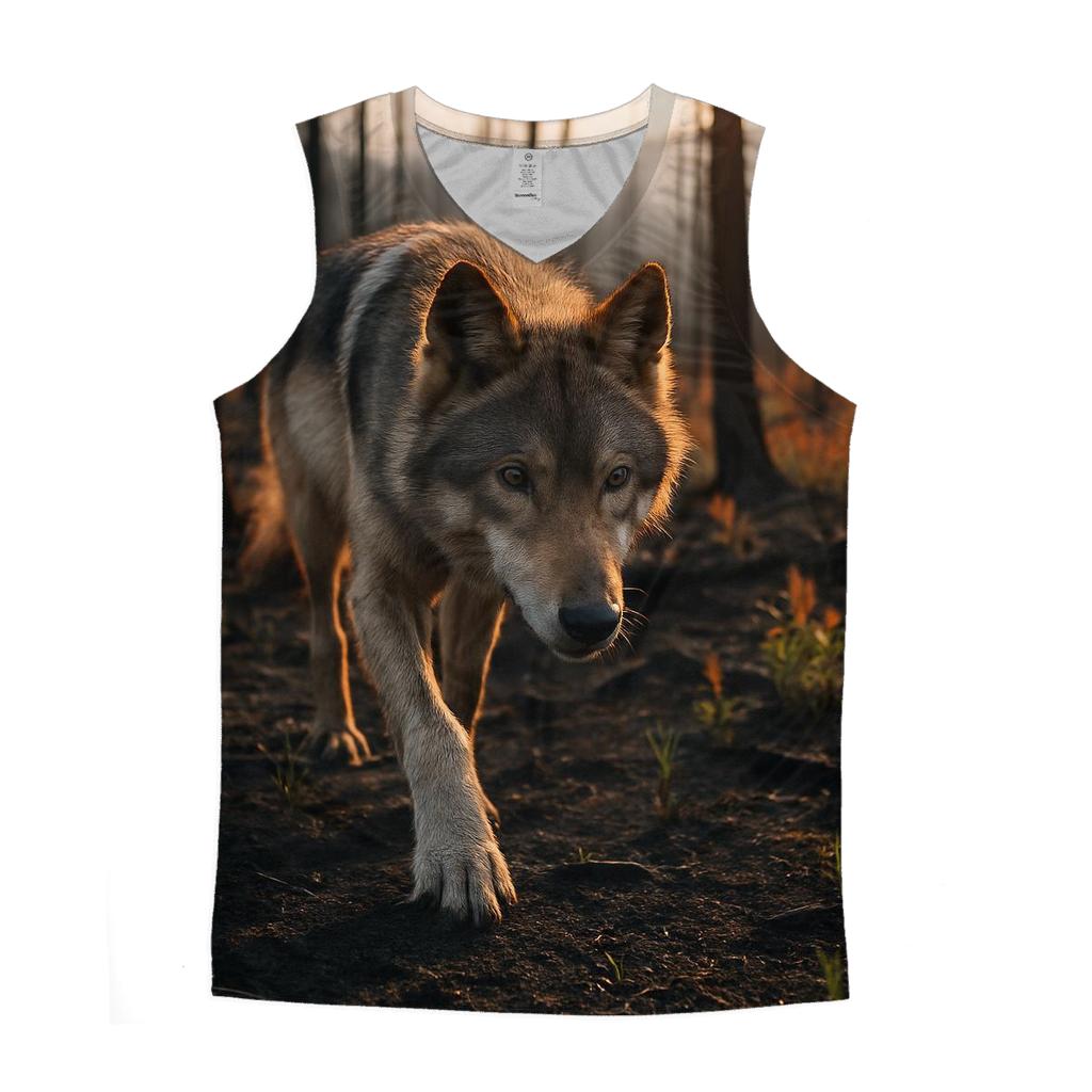 Post Wildfire Regrowth Patrol personalized athletic tanks