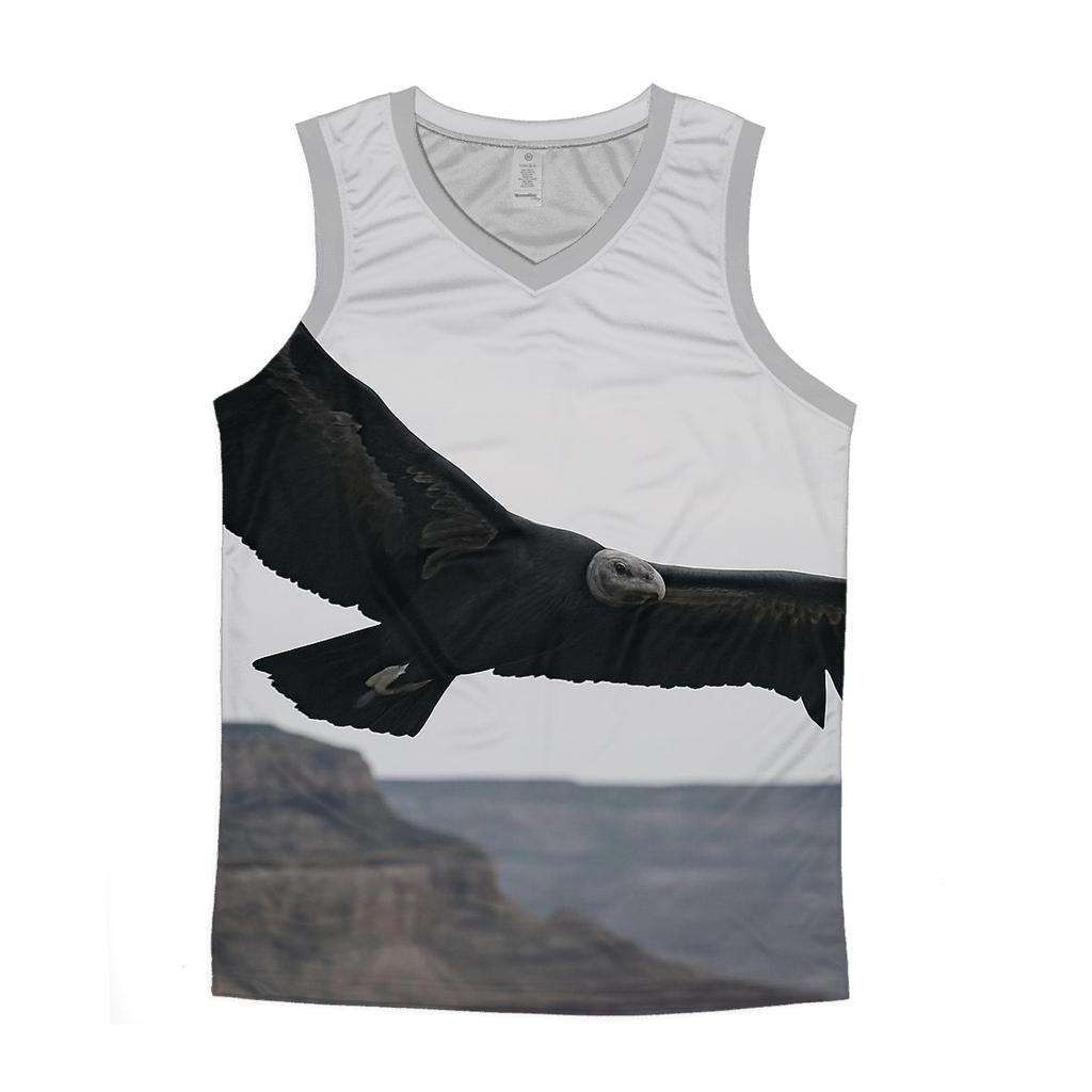 Canyon Thermal Spiral California Condor graphic print tank tops