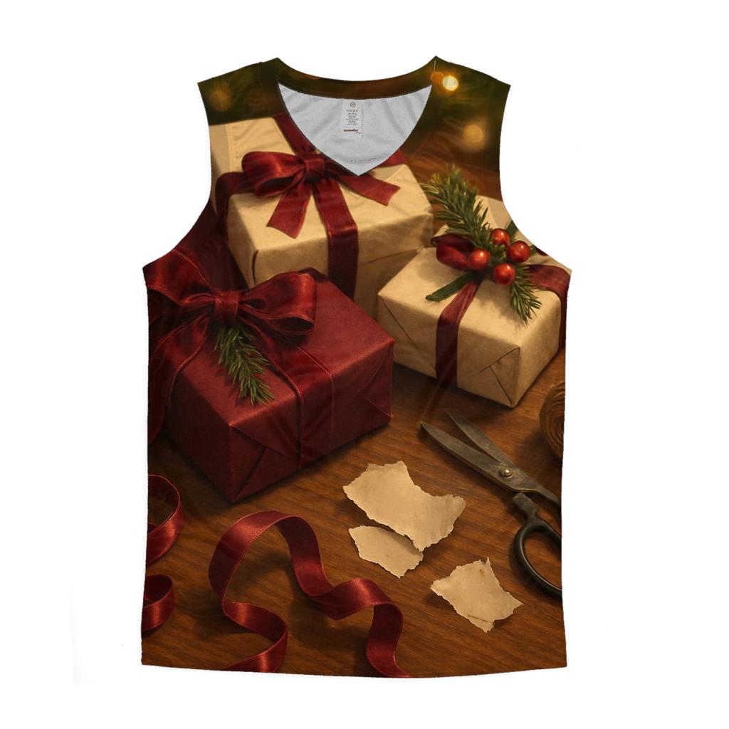 Ribbon Curl Gift Wrapping Table cotton sleeveless tops