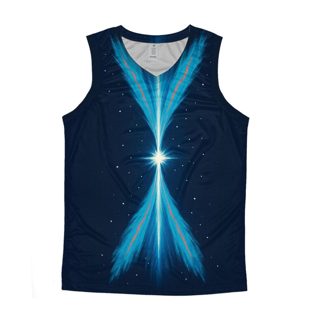 Jet Outflow Twin Plumes personalized athletic tanks