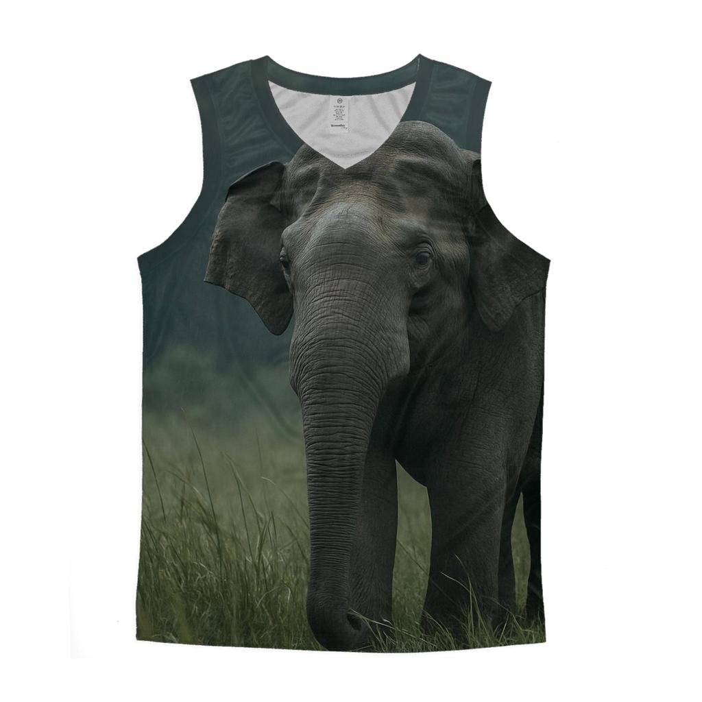 Monsoon Pause Indian Elephant stylish racerback tanks