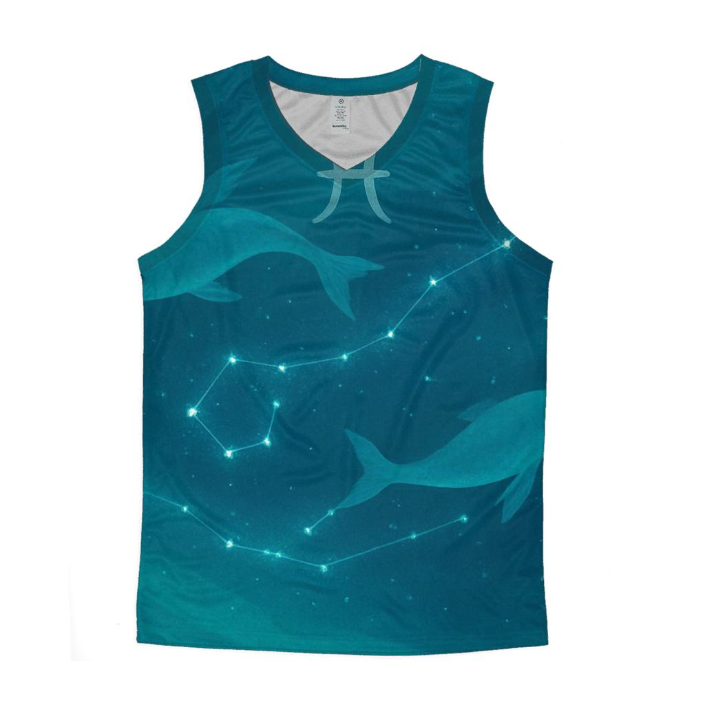 Pisces Dream Current Constellation Weave stylish racerback tanks