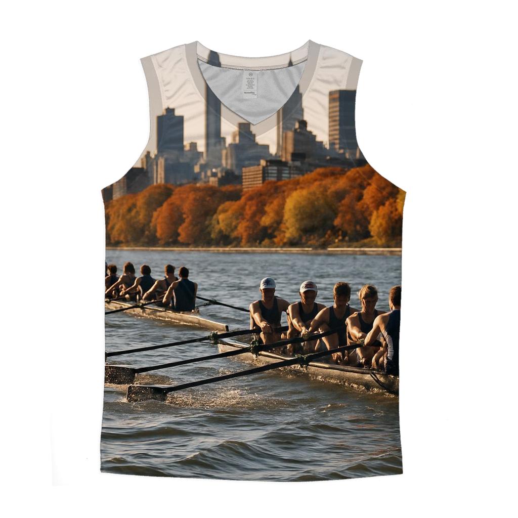 Autumn Regatta On The Hudson With Riverside And Midtown custom tank tops