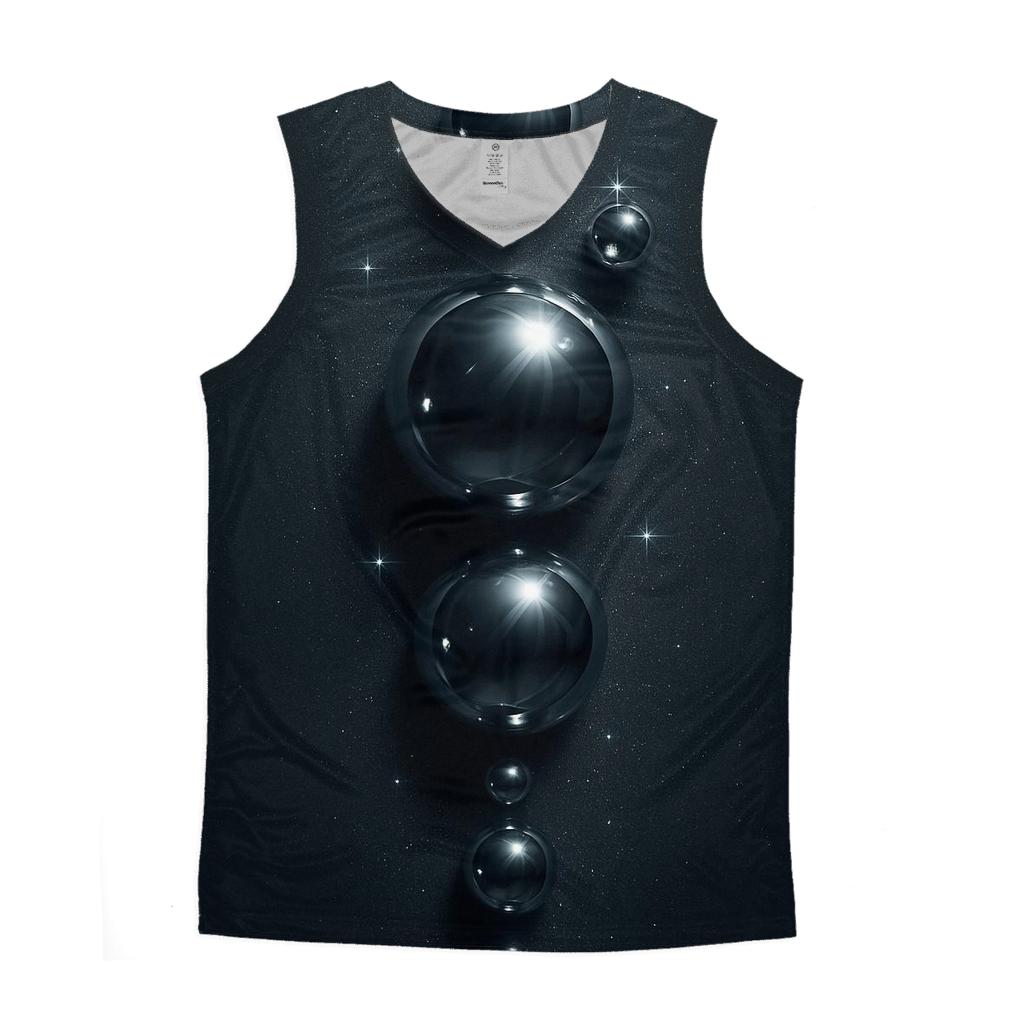 Chrome Orb Cascade stylish racerback tanks
