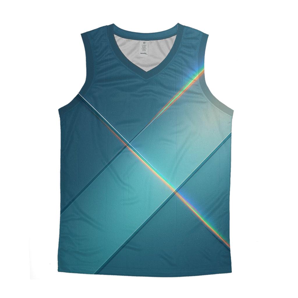Prismatic Rain Drift Gradient stylish racerback tanks