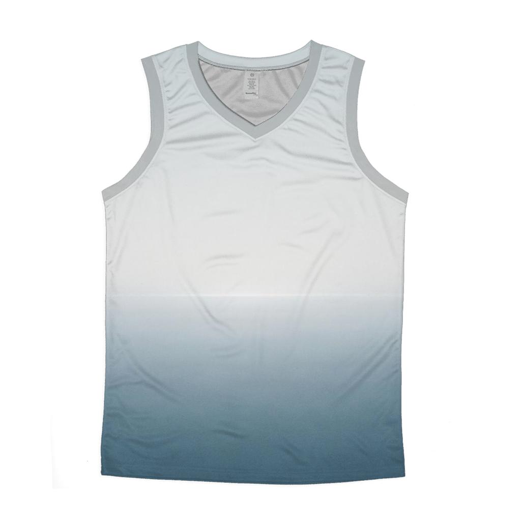 Arctic Mist Horizon Gradient graphic print tank tops
