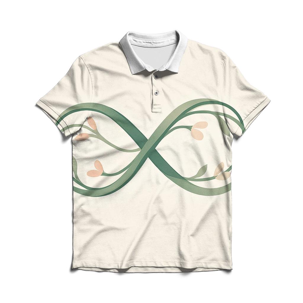 Infinite Loop Garden personalized polo shirts