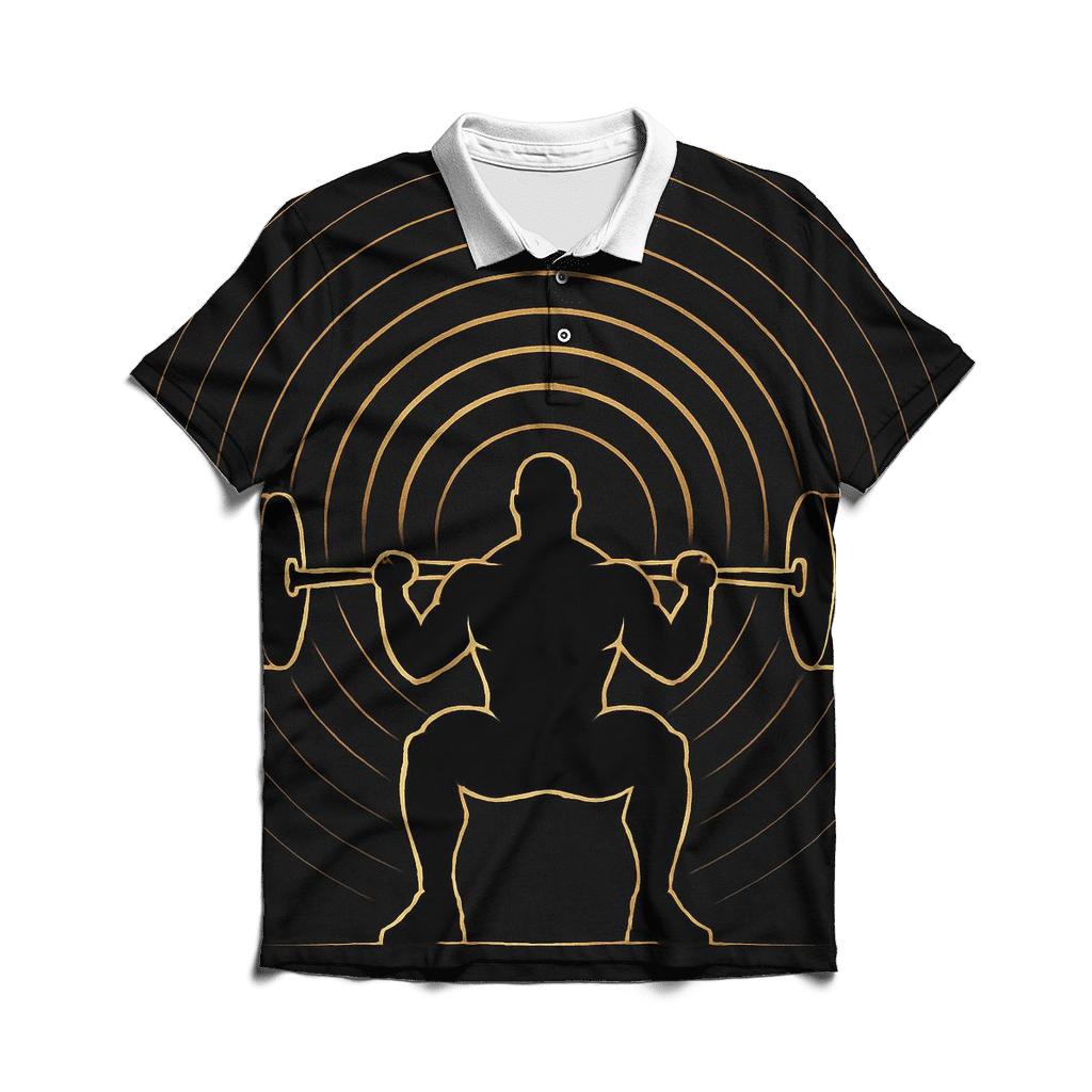 Gravity Wave Weightlifting classic pique polos