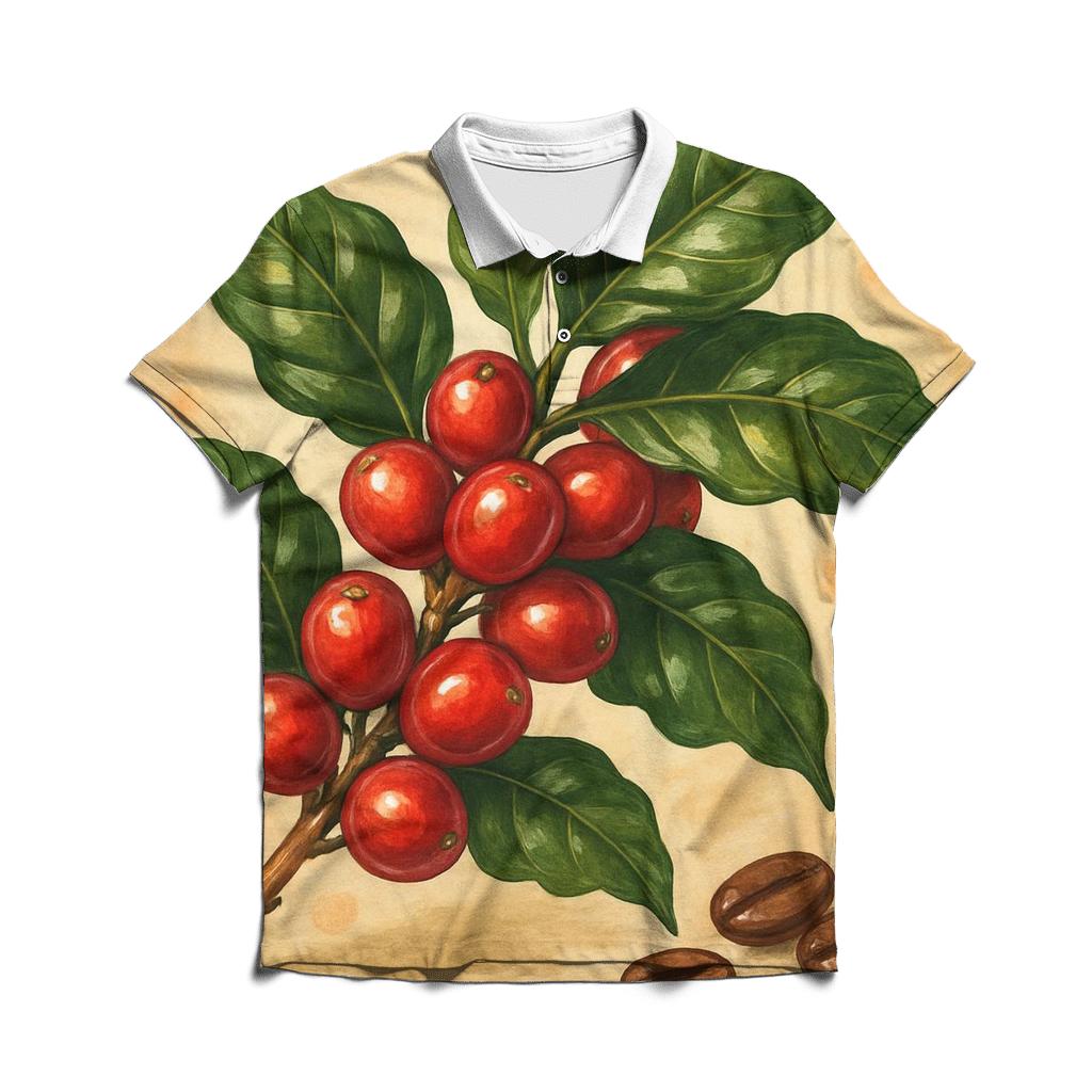 Cherry Branch Glint stylish collar polo tees