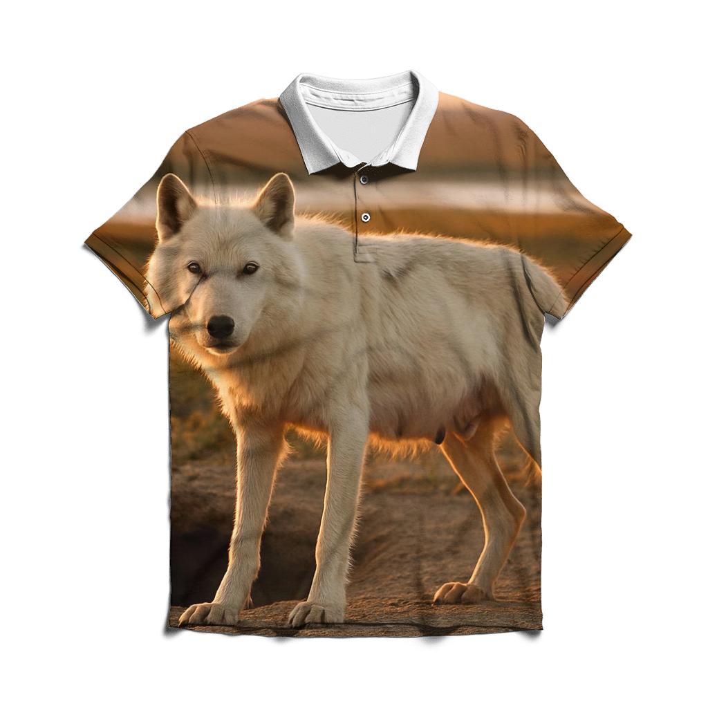 Den Site Survey On Arctic Tundra Ridge classic pique polos