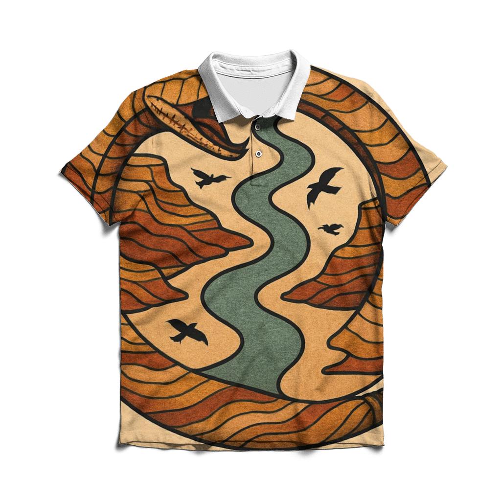 Canyon Echo Serpent Ring classic pique polos