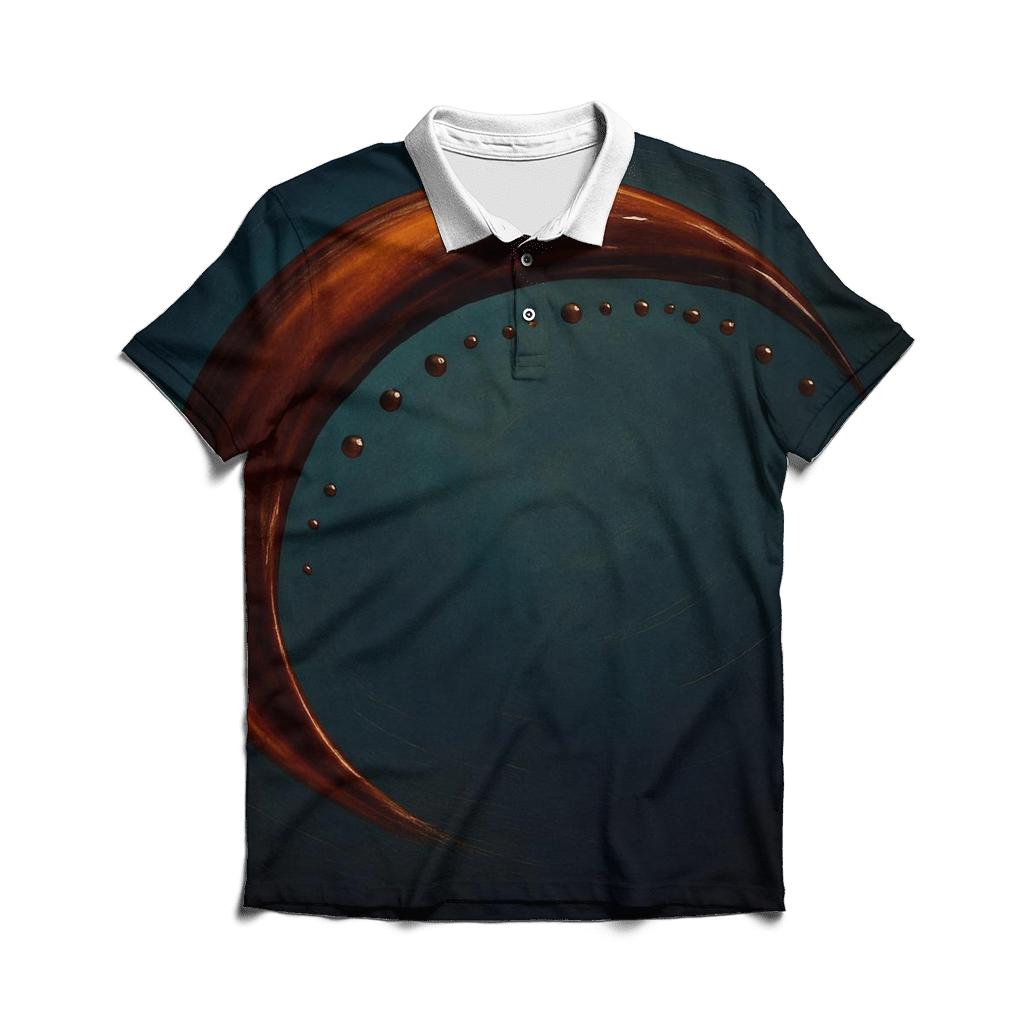 Espresso Arc Splash classic pique polos