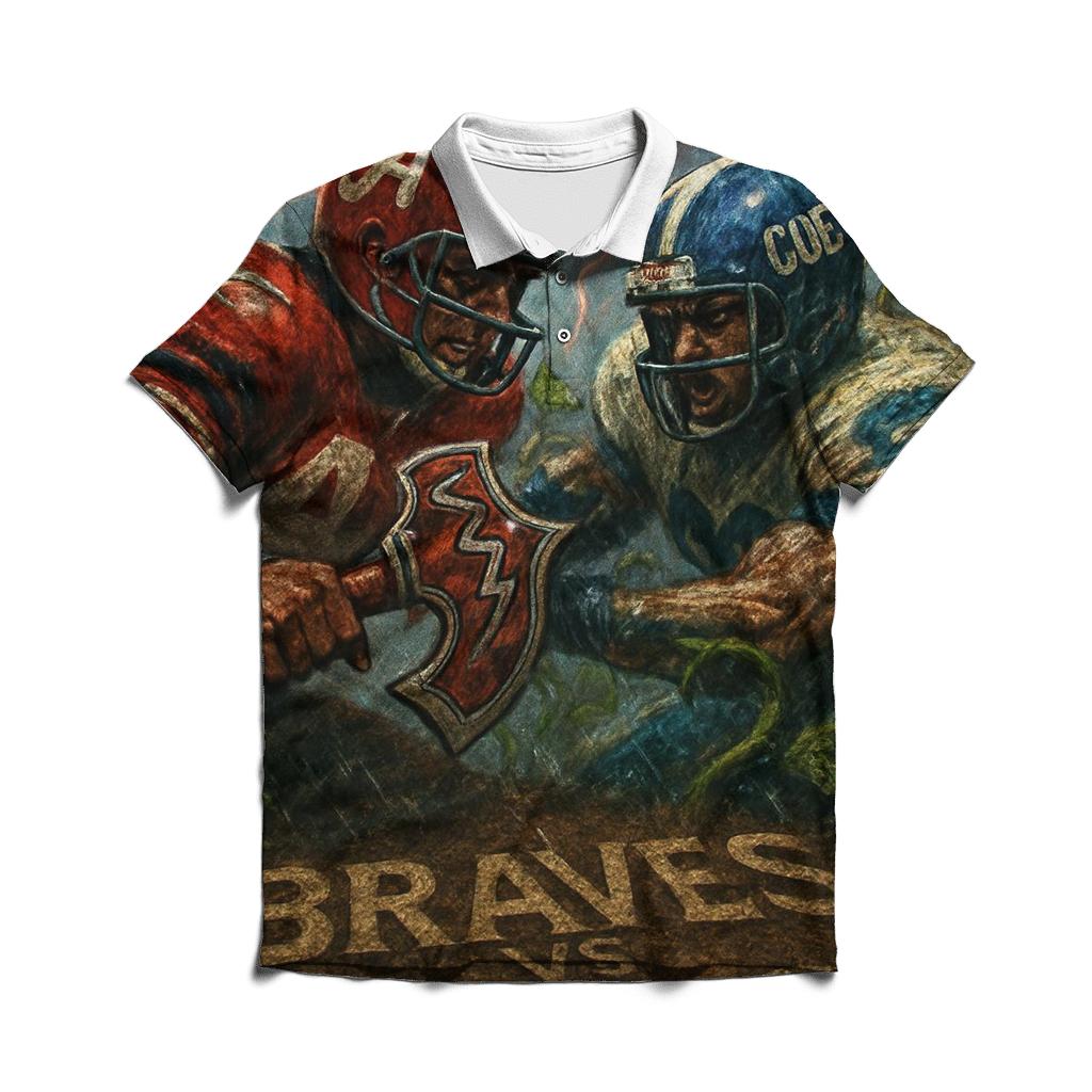 Ivy And Tomahawk Storm Scrimmage personalized polo shirts