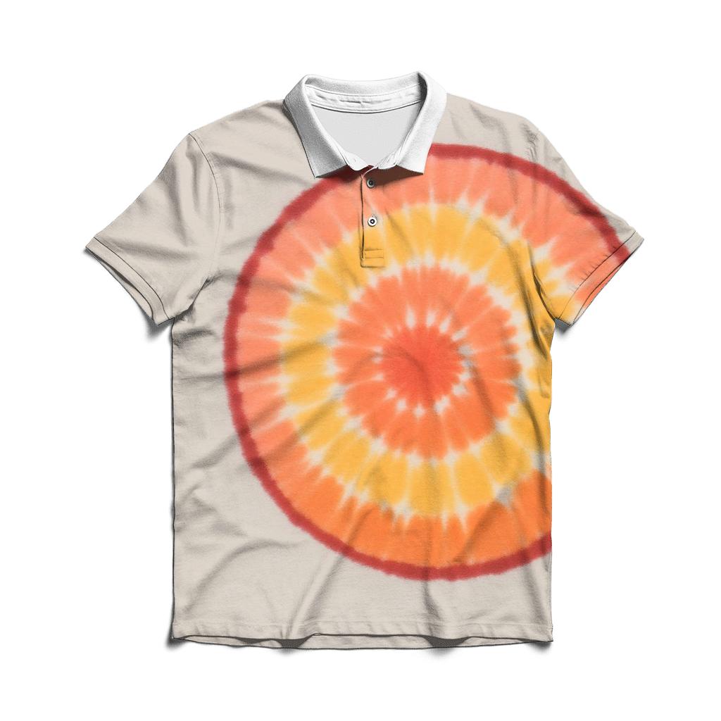 Bullseye Planetary Rings Offset personalized polo shirts