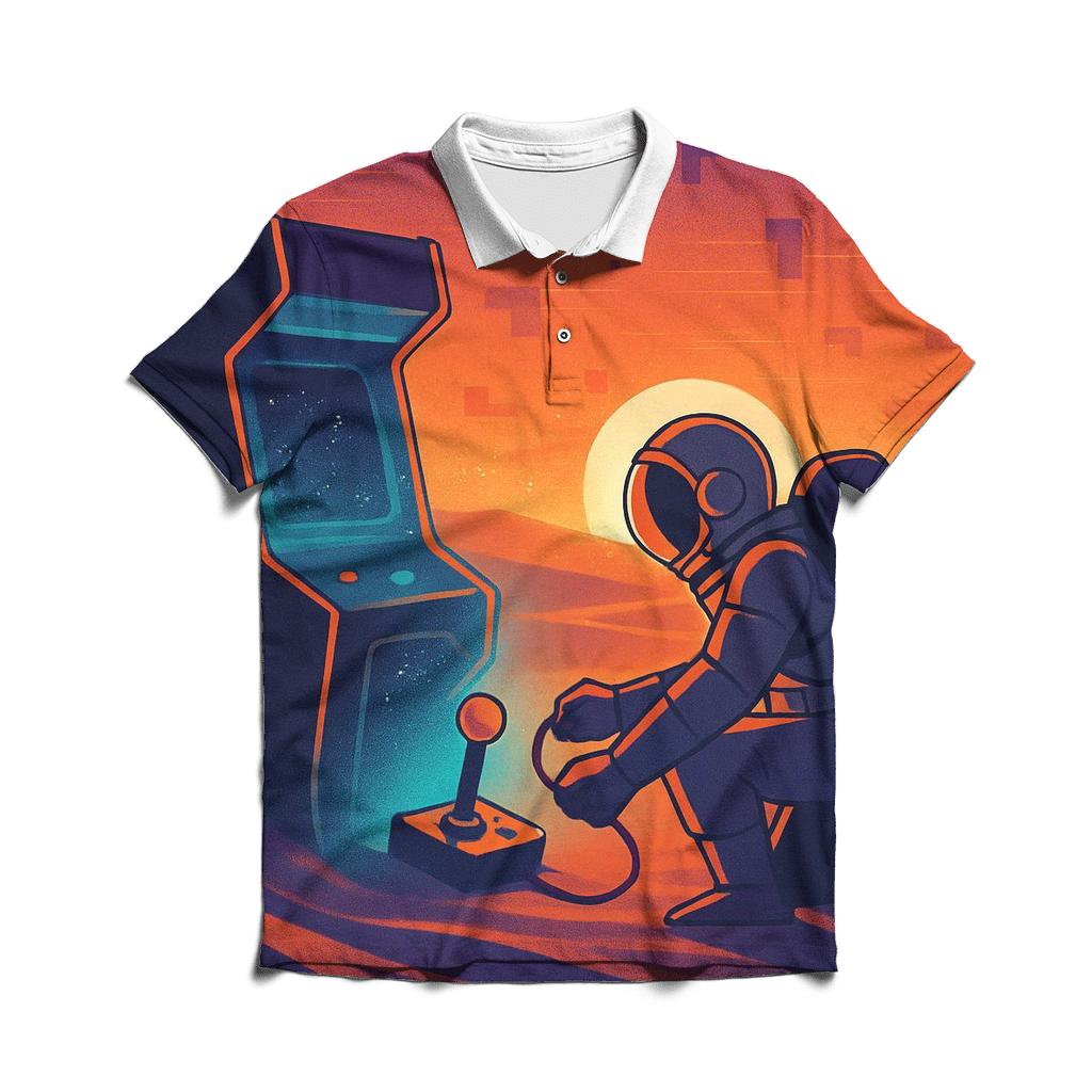 Desert Arcade Mirage premium cotton polo shirts