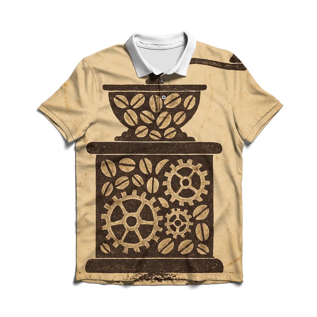 Grinder Gear Silhouette stylish collar polo tees