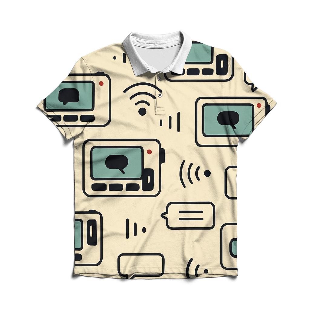 Pager Beep Icon Repeat classic pique polos
