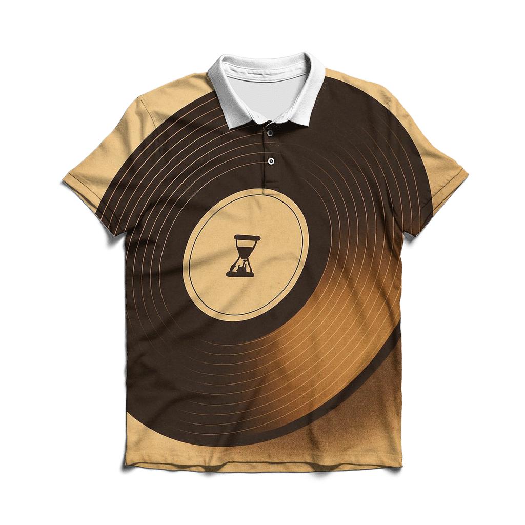 Sepia Vinyl Time Capsule custom polo shirts
