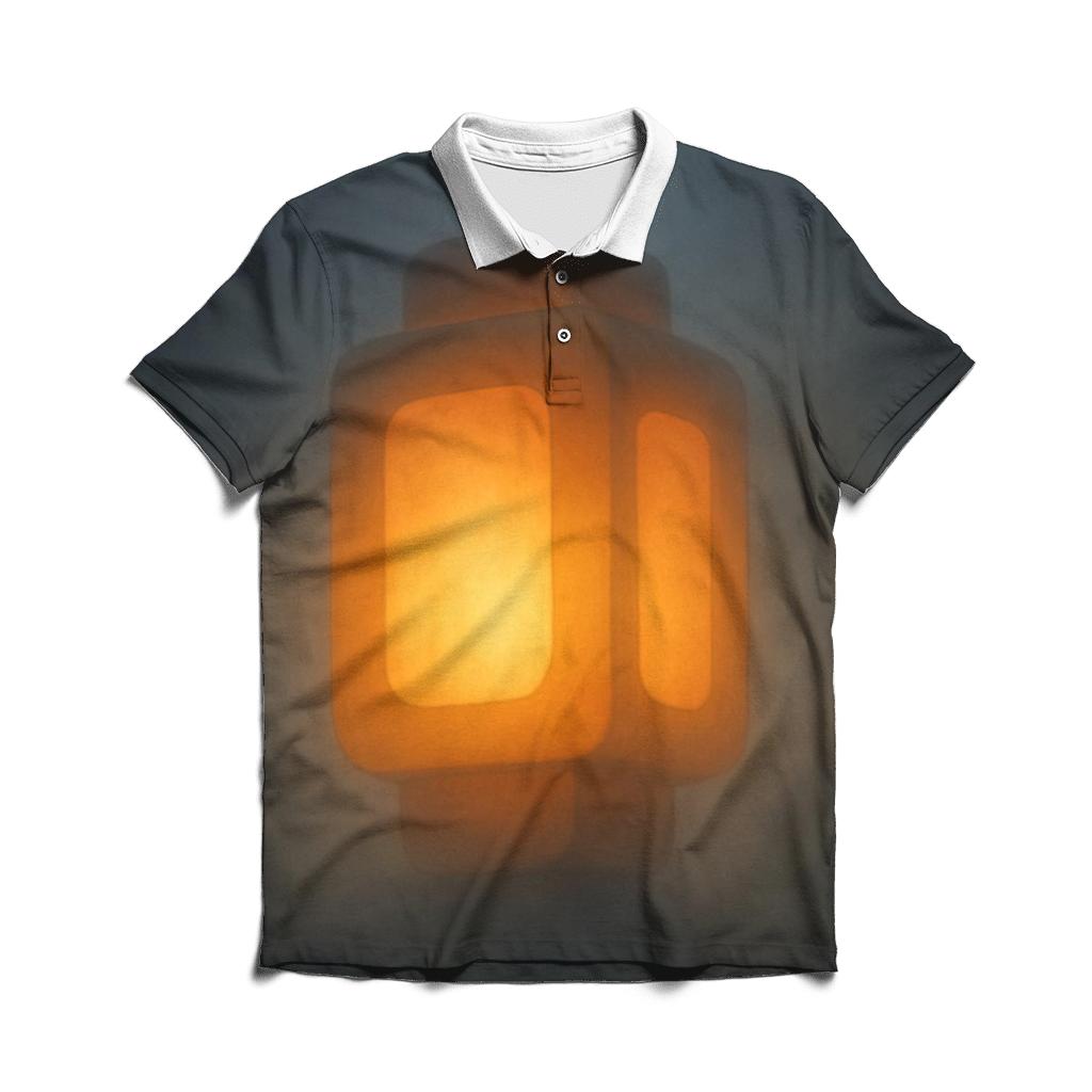 Lantern Within The Mist stylish collar polo tees