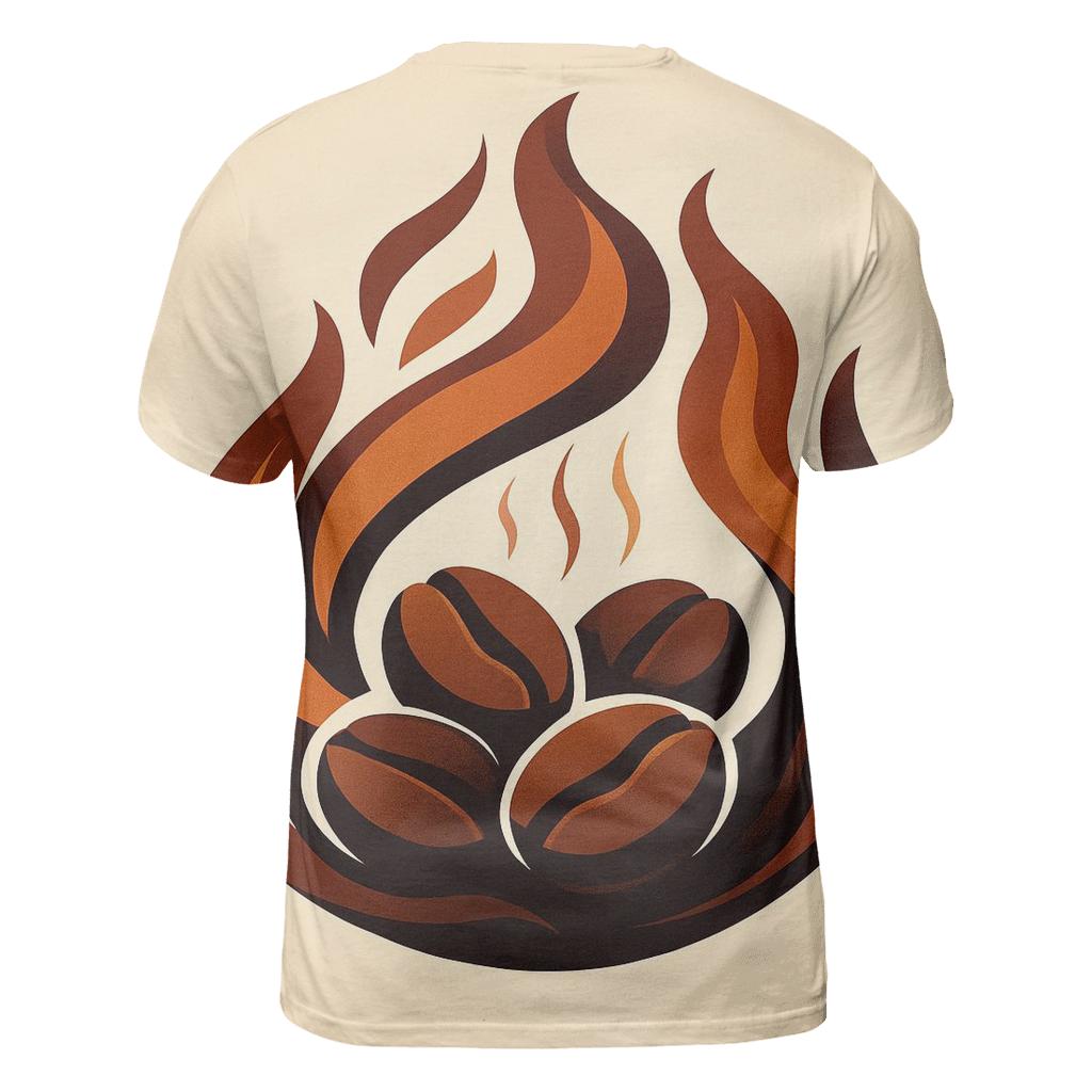 Copper Roast Flames unique graphic print tees