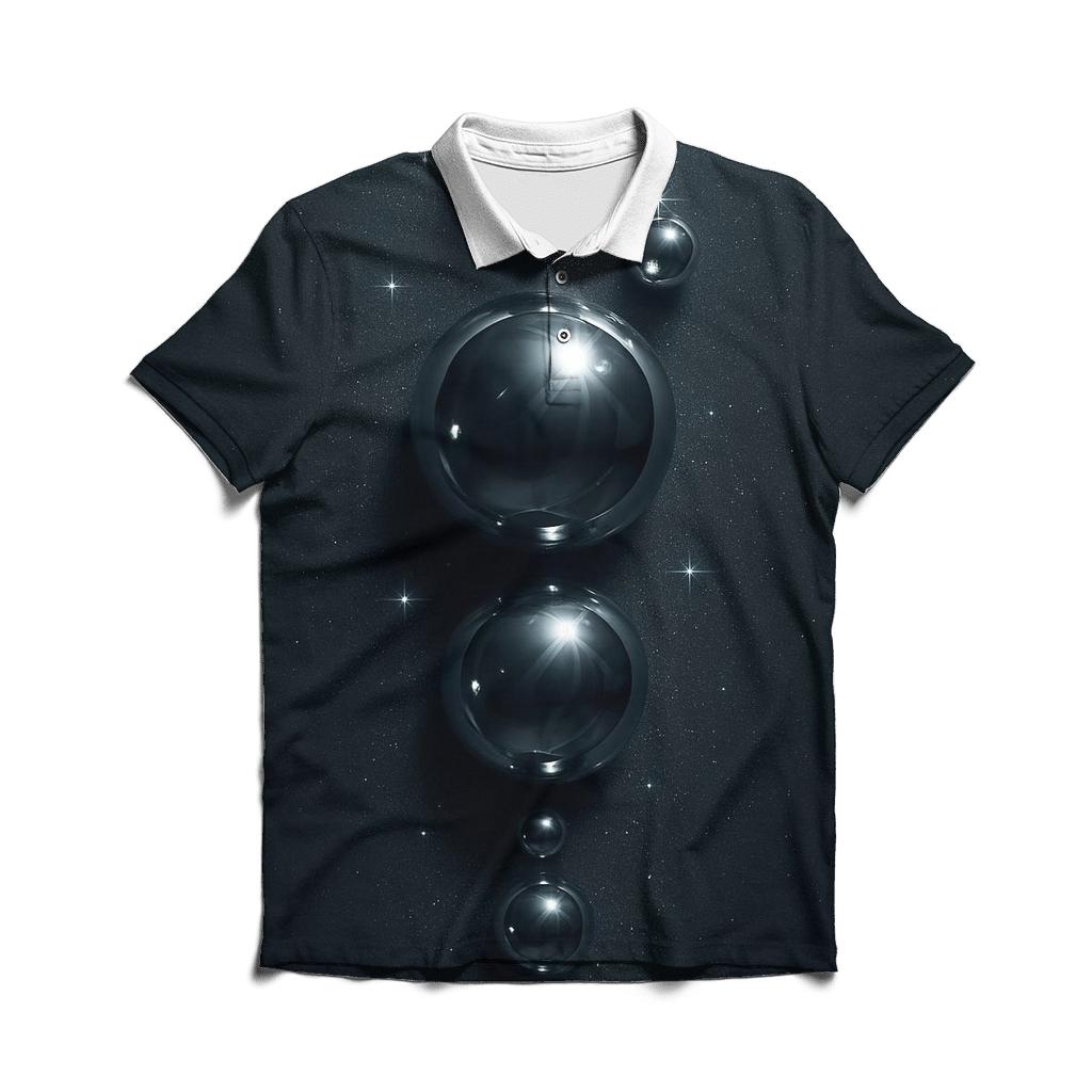 Chrome Orb Cascade casual sports polo shirts