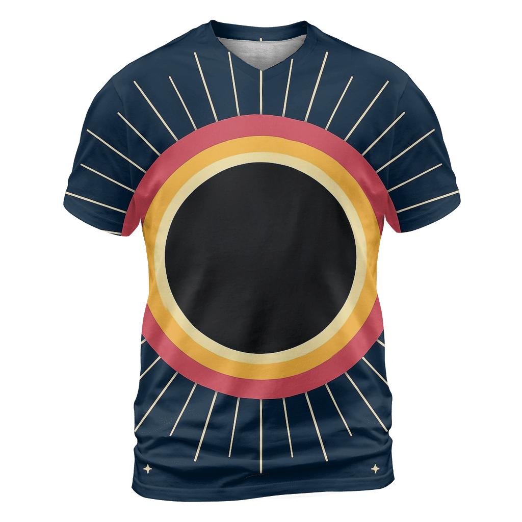 Eclipse Corona Spoke Lattice unique graphic print tees
