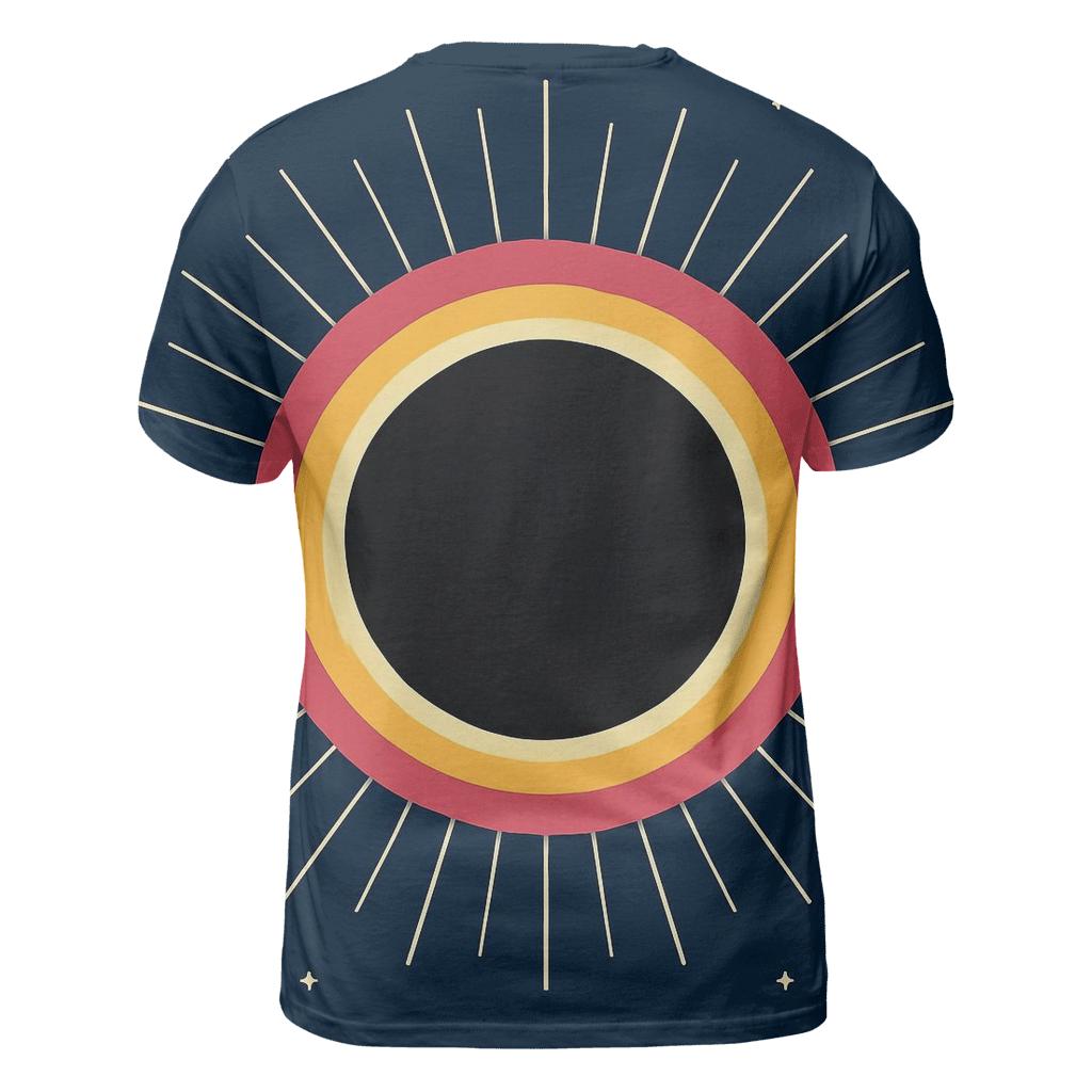Eclipse Corona Spoke Lattice unique graphic print tees