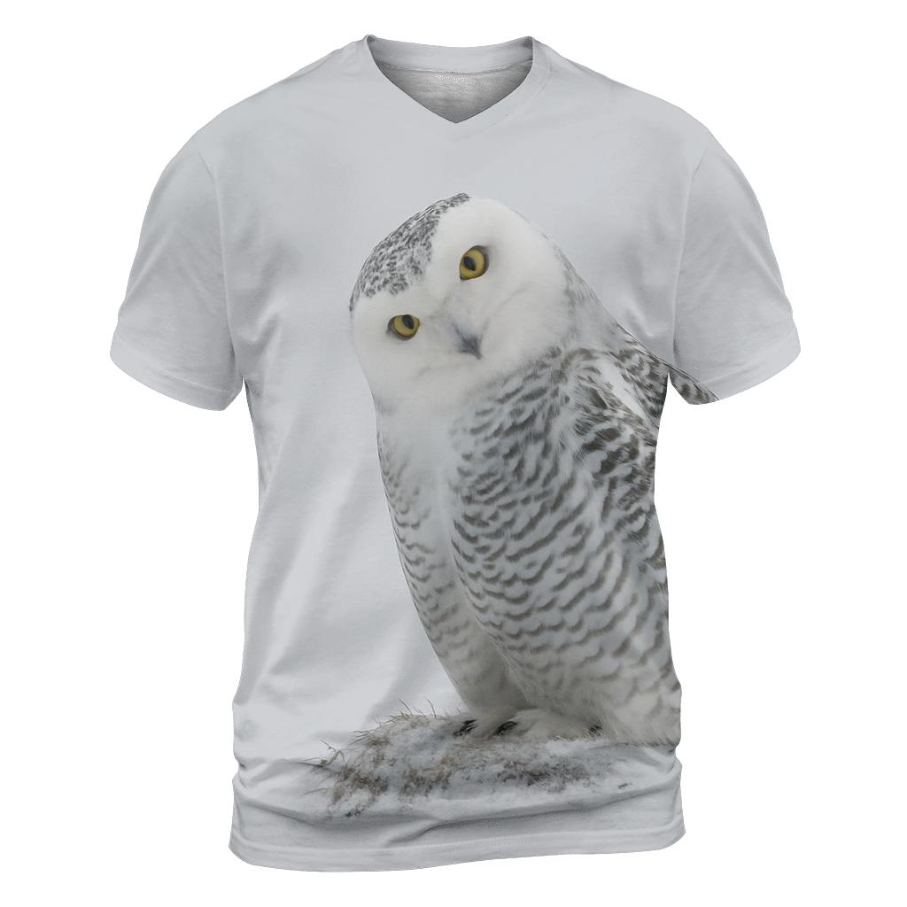 Frostline Listener Snowy Owl custom all-over print shirts