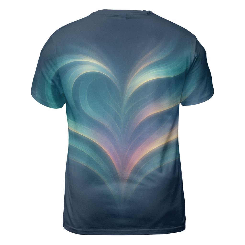 Aurora Heart Resonance unique graphic print tees