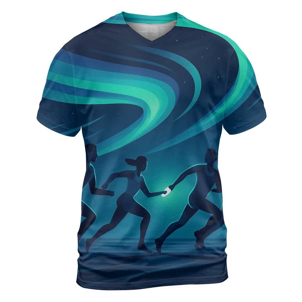 Aurora Sprint Relay custom all-over print shirts