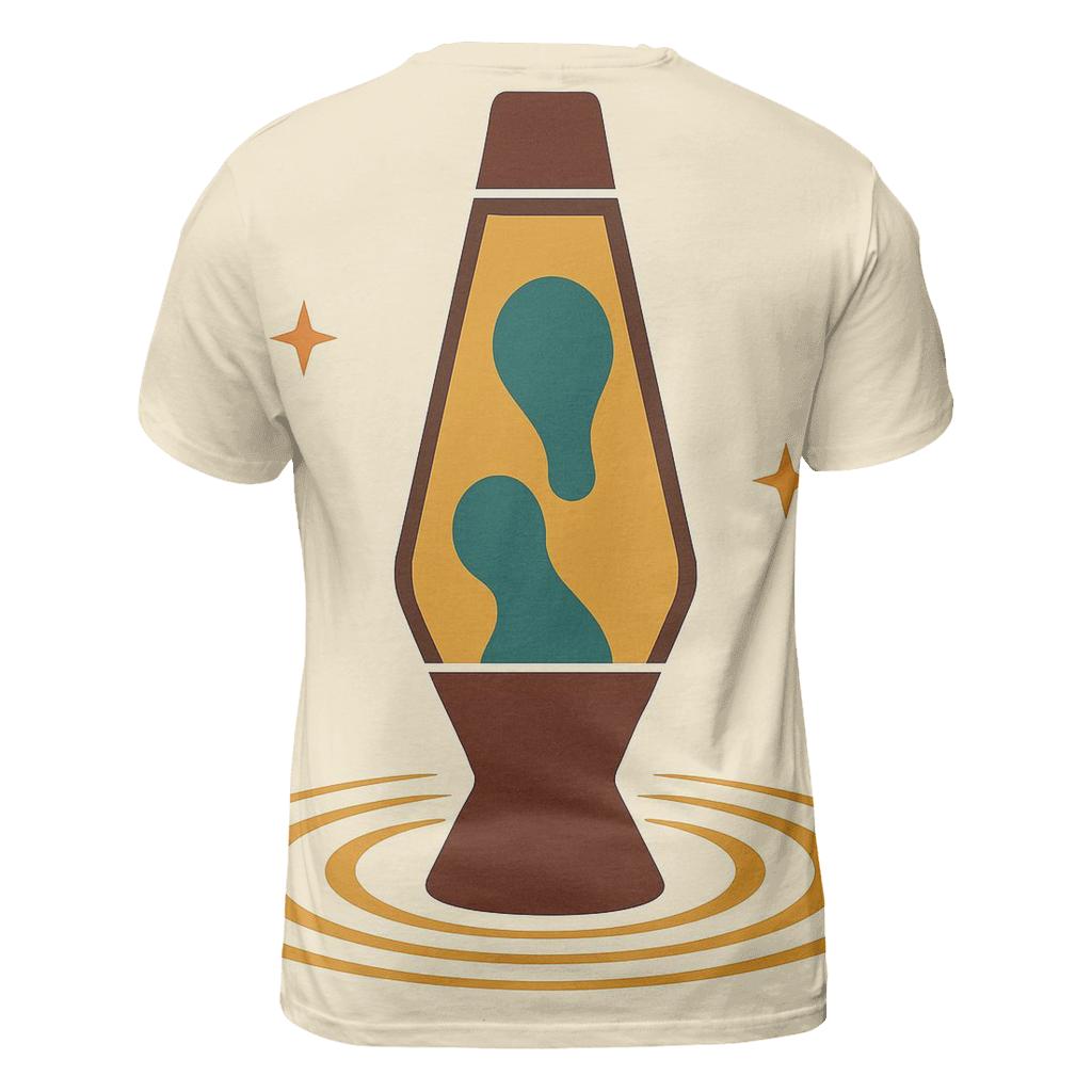 Groovy Lava Lamp Silhouette creative print fashion shirts